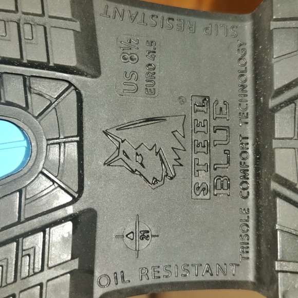 Steel Blue Heeler men's 8.5 cowboy style steel toed work boots 813945 brown - Picture 12 of 15